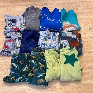 Toddler Boys Size 3T Bundle of Pajamas